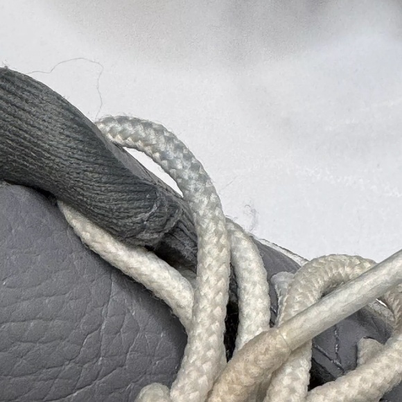 Nike Air Jordan 12 Retro Sneaker Toddler Size 6C Stealth White Leather Lace Up - Picture 8 of 11